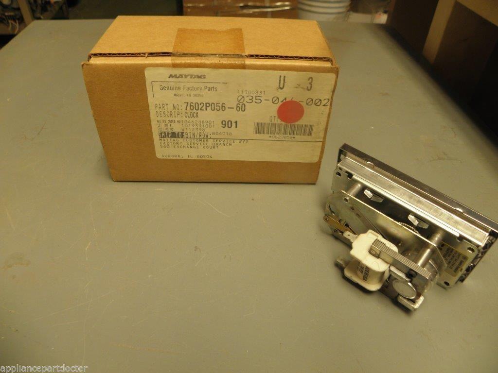 Magic Chef Maytag Stove 7602P056-60 Oven Clock NEW IN BOX Magic Chef Maytag Stove 7602P056-60 Oven Clock NEW IN BOX